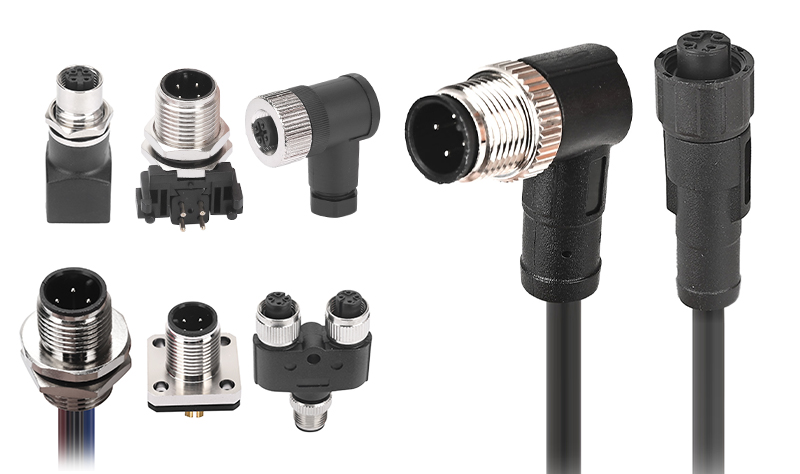 M12 waterproof connectors