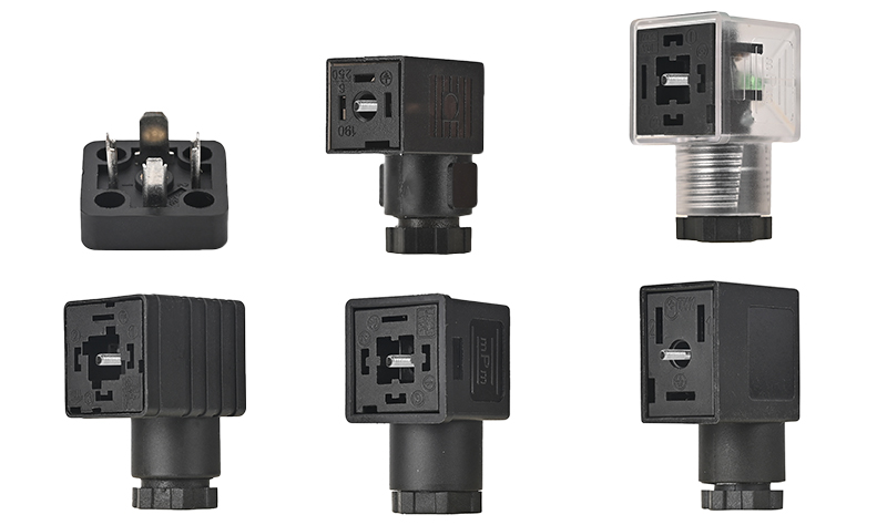 Solenoid valve connectors