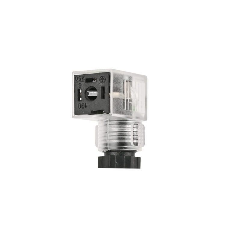 Din 43650 type c female 2+PE/3+PE with LED solenoid valve electrical ...