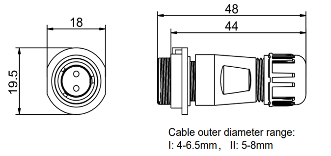 SP1311 male waterproof connectors