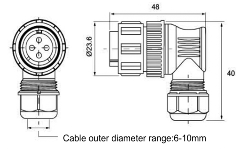 SP1716 male waterproof connectors